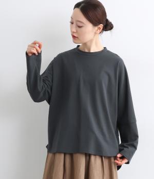 バックスリットプルオーバー(チャコール-F)