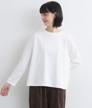 コンパクトスムースプルオーバー(オフホワイト-F)