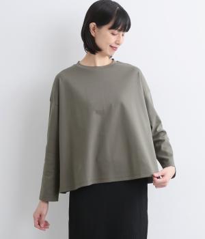 コンパクトスムースプルオーバー(グレイ-F)