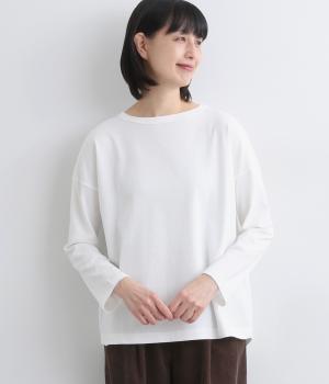 天竺ベーシックプルオーバー(オフホワイト-F)