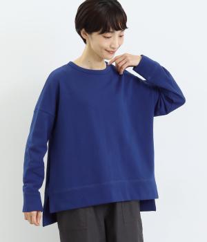 セントラル裏毛エルボーパッチフレンチテリープルオーバー(ネイビー-F)