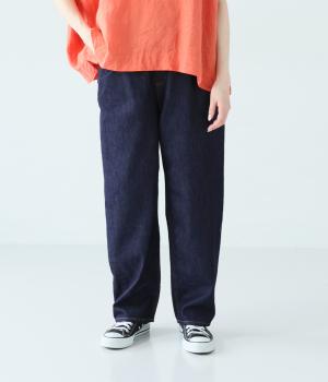 コットンカーブデニムパンツ【スタンダード】(インディゴ-F)