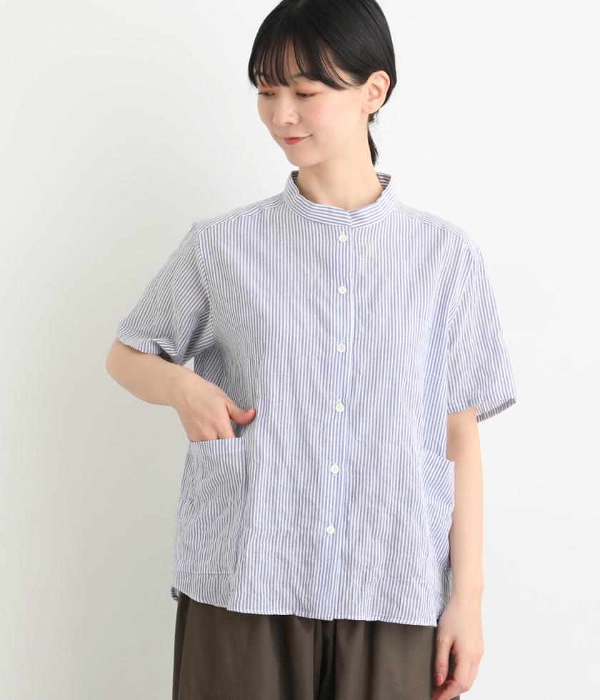 シャーリングウィズポケットシャツ