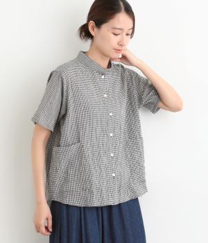 シャーリングウィズポケットシャツ(ブラック-F)