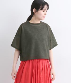 レイヤードTシャツ(チャコール-F)