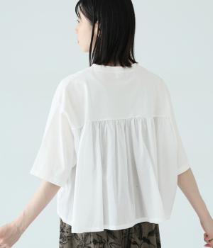 コットンコンビネーションプルオーバー(オフホワイト-F)