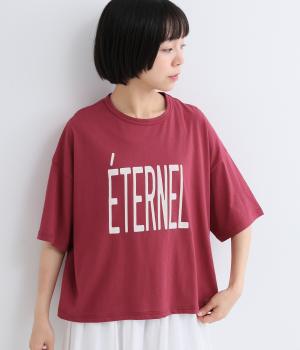 ETERNEL　プリントTシャツ(ローズ-F)