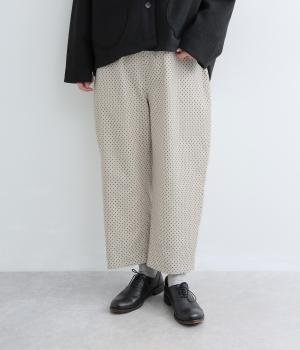 ドットエッグパンツ（オフホワイト・F）