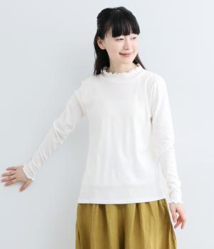 メローハイネックプルオーバー（オフホワイト・F）