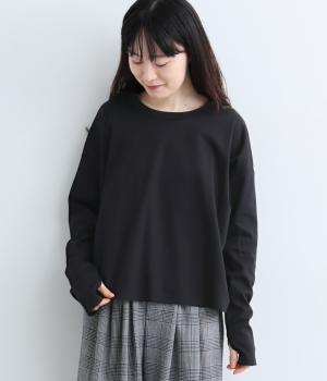 スムースプルオーバー（ブラック・F）