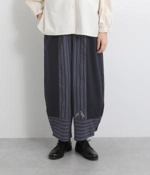 切替えバルーンパンツ(ネイビー-F)