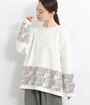 花の丘刺繍プルオーバー(アイボリー-F)