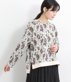 フラワージャカードプルオーバー(アイボリー-F)