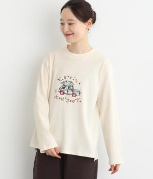 コットンＥＮＪＯＹ刺繍ロングスリーブ