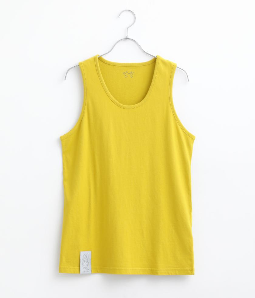 さらさら天竺　ビスネーム付きタンクトップ