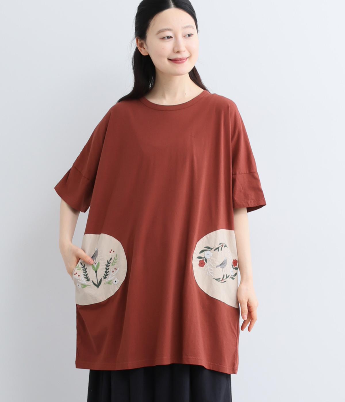 ポケット刺繍チュニック｜Emago（イマゴ）の商品詳細