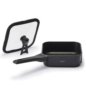スマートフライパンsutto　18×6cm(ブラック-ONESIZE)
