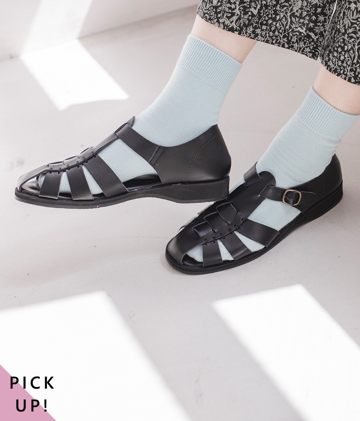 グルカサンダル(ブラック-S)