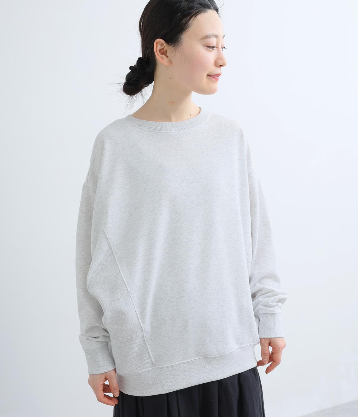 裏毛ドルマンプルオーバー(アイボリー-F)