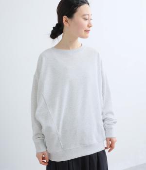 裏毛ドルマンプルオーバー(アイボリー-F)