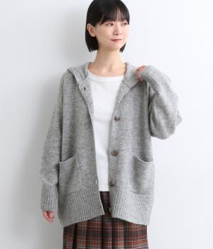 ヤクタッチフーディーアウター(グレー-F)