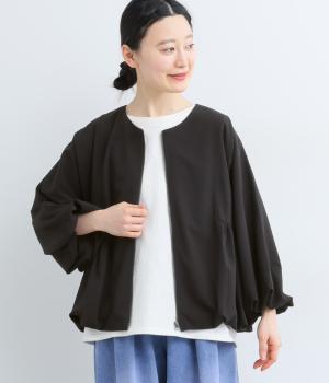 逆綾バルーンジャケット(ブラック-F)