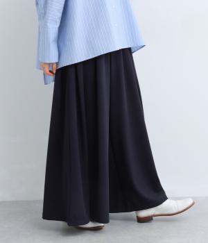 逆綾タックデザインバギーパンツ(ネイビー-F)