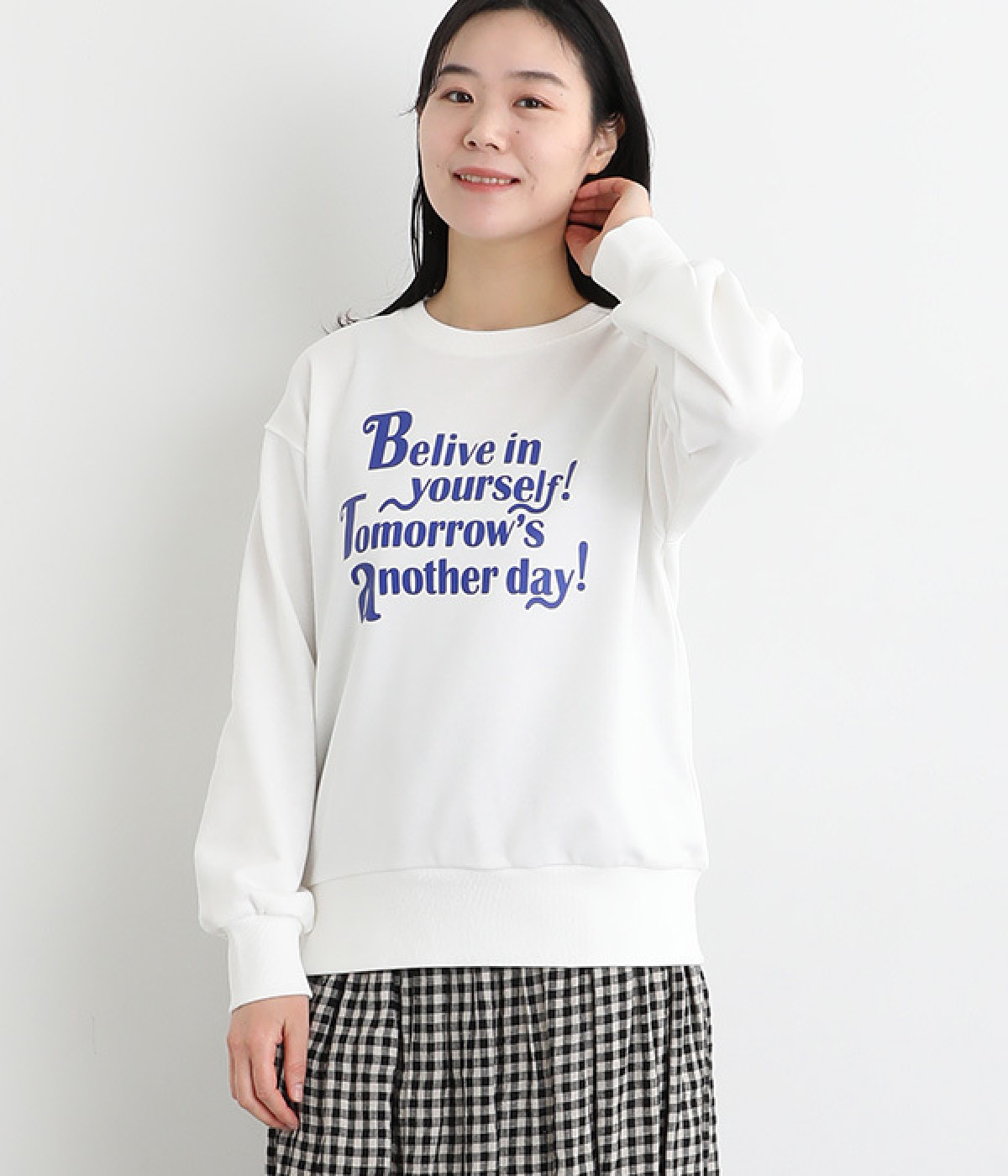 裏毛スエットロゴロンT(オフ-ONESIZE)