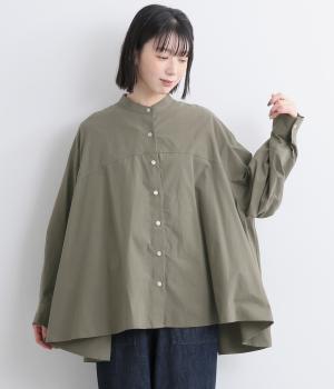 ドライブロード立体袖テントチュニック(カーキ-F)
