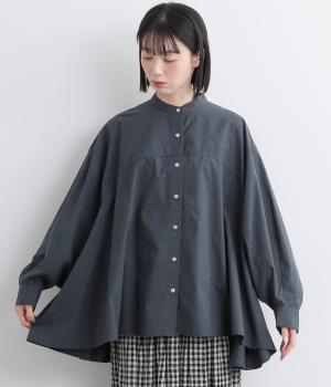 ドライブロード立体袖テントチュニック(チャコール-F)