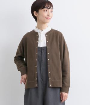 サカリバリングスナップカーディガン(ブラウン-F)