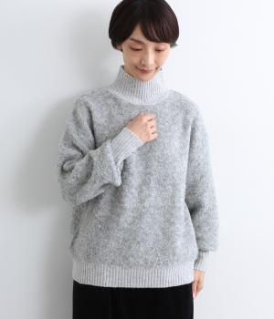 ブークレーパウンドヤーンプルオーバー(グレー-F)