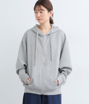 ダンボールニットドルマンパーカー(グレー-F)