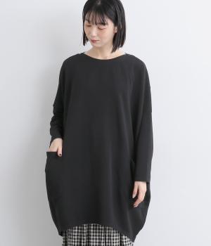 コクーンチュニック(ブラック-F)