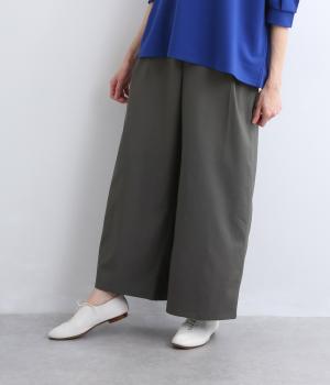 合繊ワイドタックパンツ