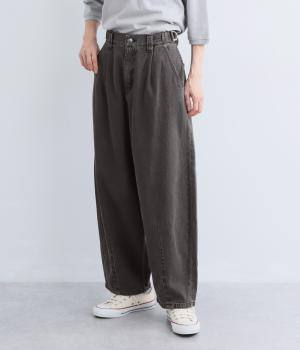 デニムグルカパンツ（クロ・F）