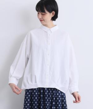 ソフトオックス裾ダーツシャツ(オフ-F)