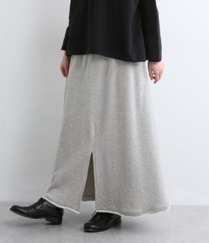 吊り裏毛スリットスカート
