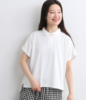 TC天竺ドルマンポロシャツ(ホワイト-ONESIZE)