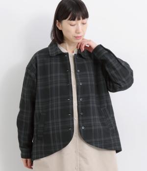 クラシカルチェックジャケット(ブラック-F)