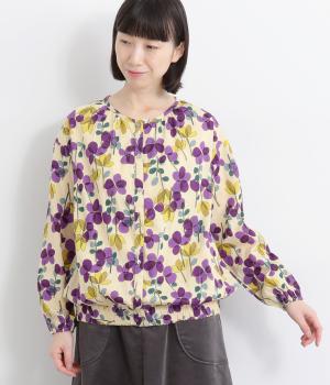 コードコットンブルゾンシャツ(ベージュ-F)