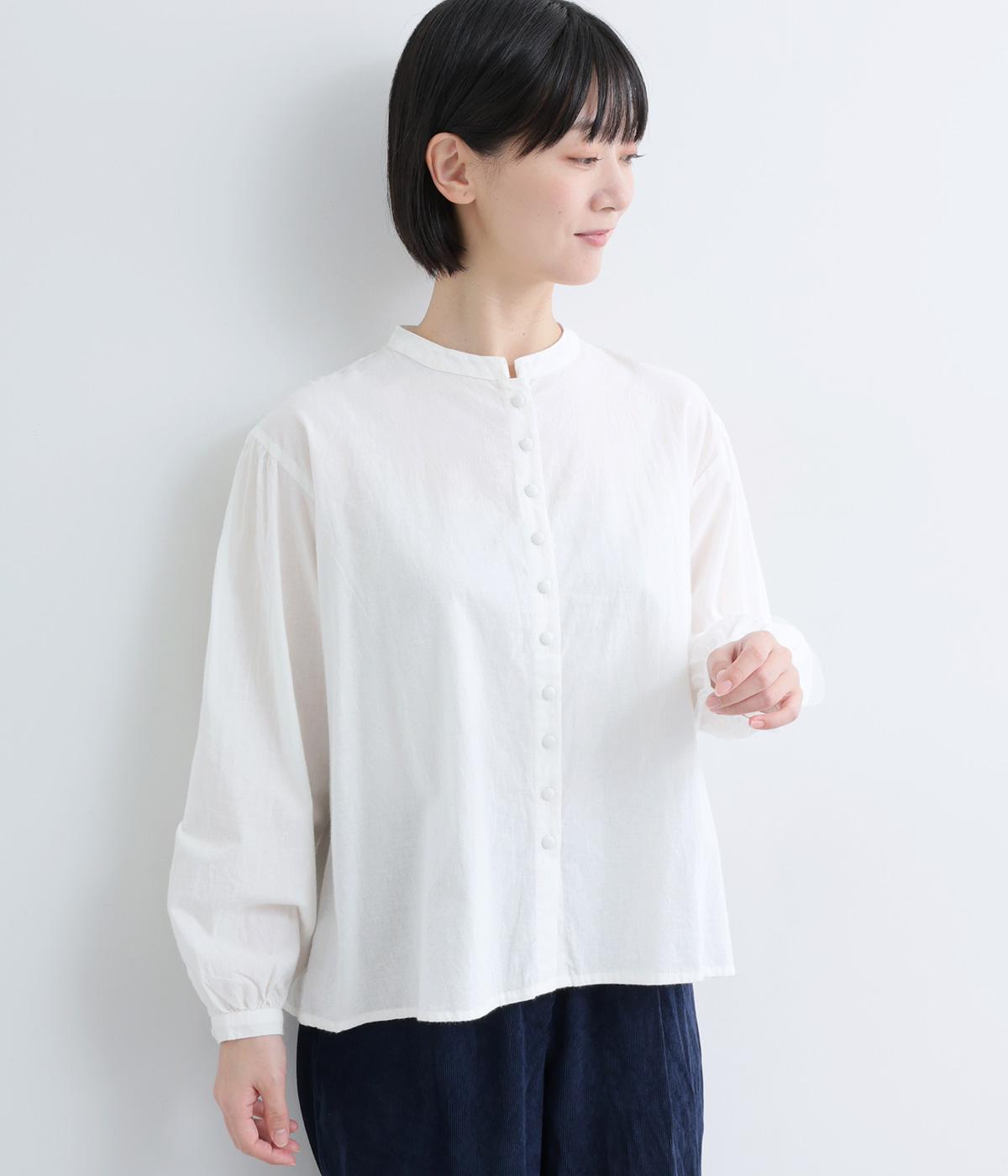 起毛クレリックシャツ(ホワイト-F)