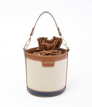 2way配色バック(ネイビー-F)