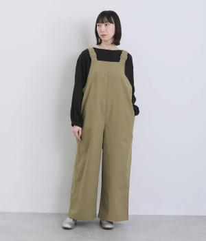 コットンリネン　サロペット