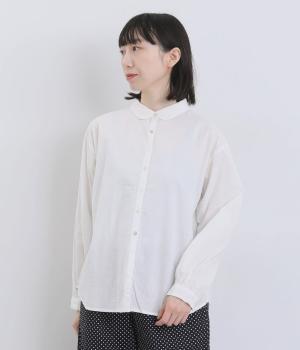 シーチング無地レギュラーシャツ(ホワイト-F)