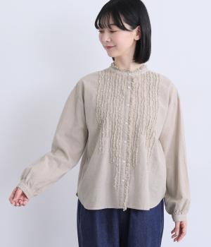 シャリシャリオックス　フリンジシャツ(ベージュ-F)