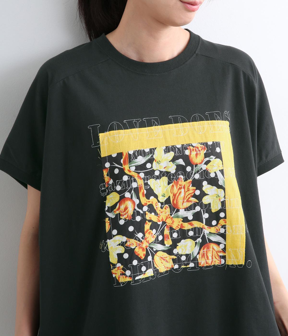 コットン天竺 バンダナロゴ刺繍Tee｜fu_dueka::（エーカ）の商品詳細