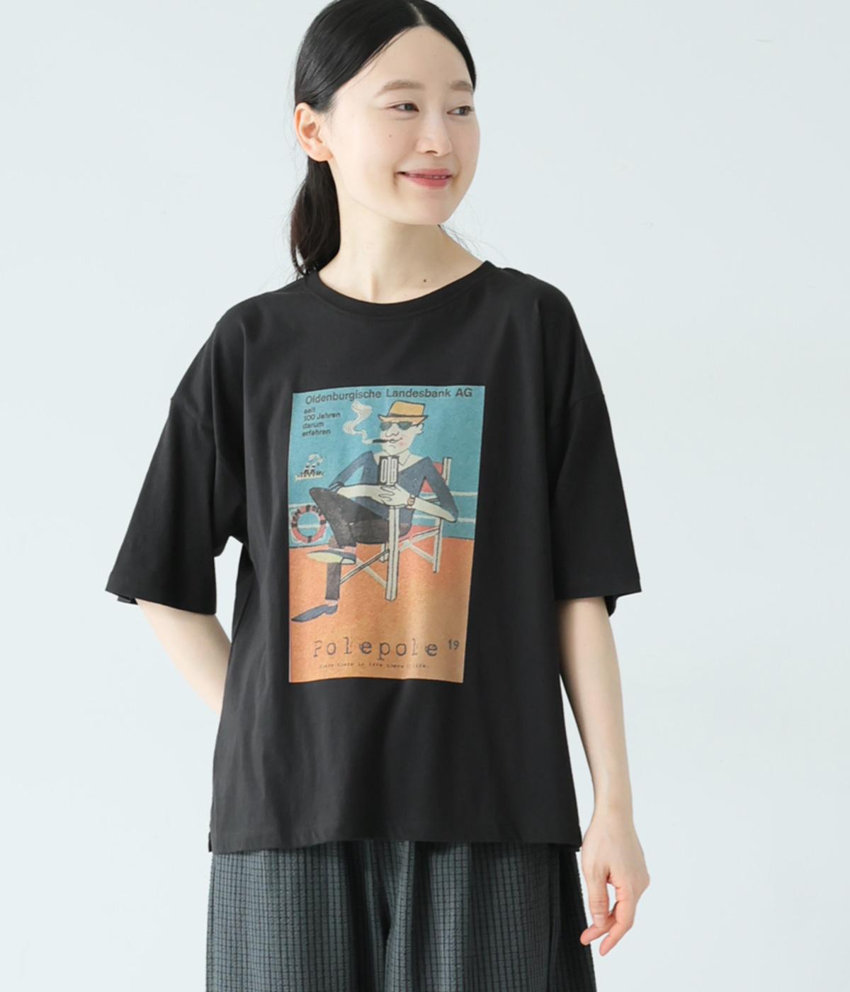 良質天竺 アートおじさんプリントTシャツ｜fu_dueka::（エーカ）の商品詳細