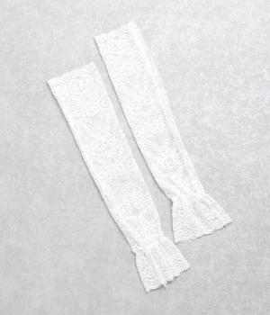 日除けアームカバー(ホワイト-F)