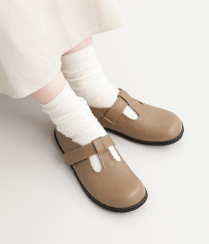 ティーストラップテープスリッポン(カーキ-230)